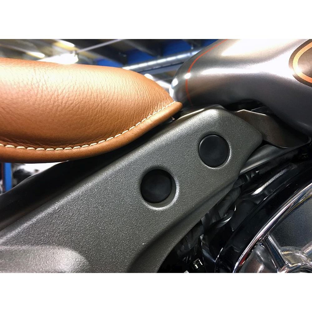 Indian Scout, Bobber & Sixty subframe bolt cover cap infills